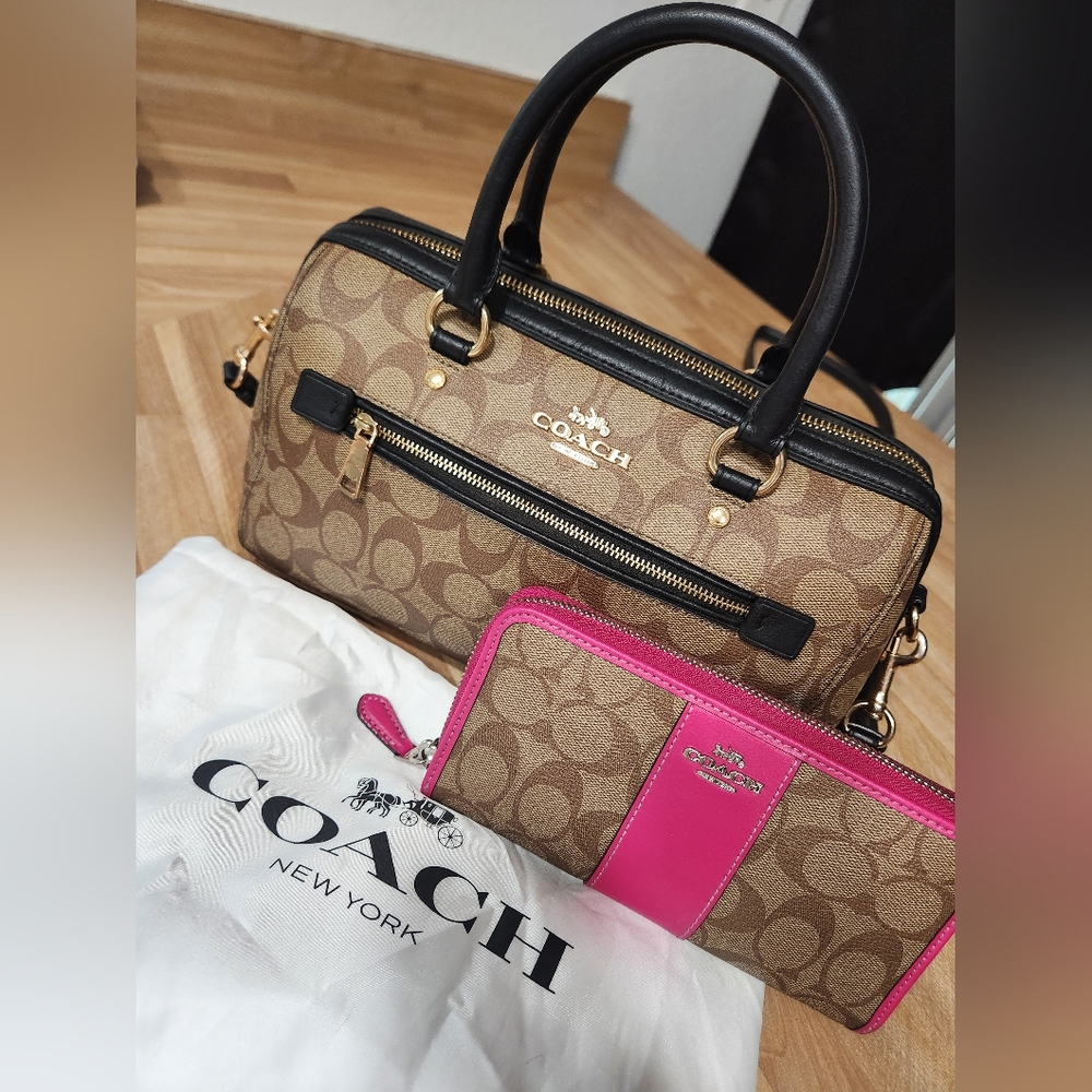 Coach bag and wallet